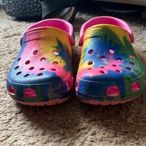 Tie Dye Crocs